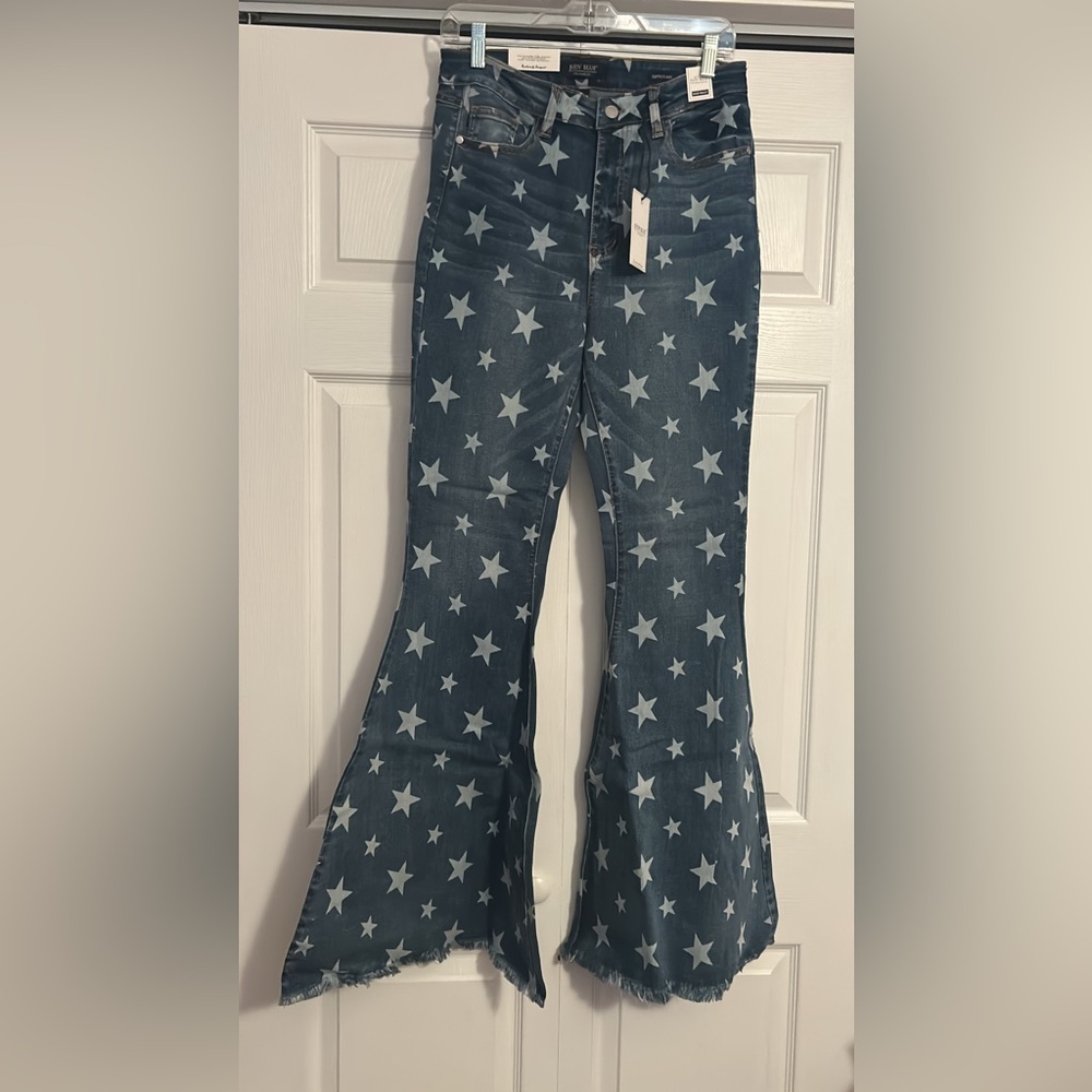 Judy Blue Starry Night Flare Jeans